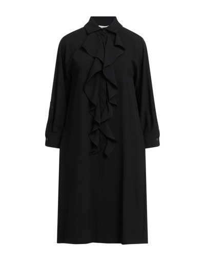 Shop Modern Mo. De. Rn Woman Short Dress Black Size 8 Polyester, Viscose, Elastane