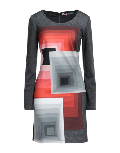 Desigual Short Dresses In Grey | ModeSens