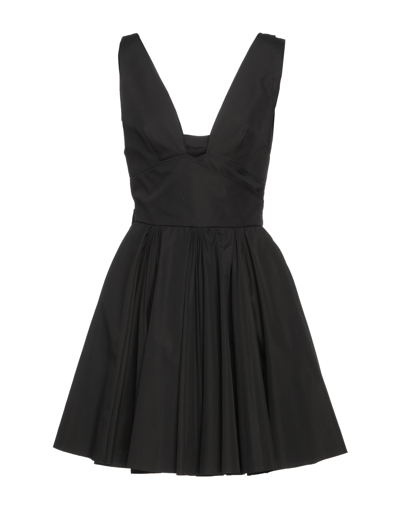 Shop Giovanni Bedin Woman Mini Dress Black Size 6 Cotton