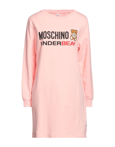 Shop Moschino Woman Sleepwear Pink Size Xs Cotton, Elastane