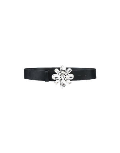 Shop Alessandra Rich Belts In Black