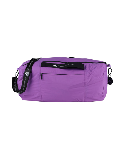 Shop Adidas By Stella Mccartney Duffel Bags In Purple