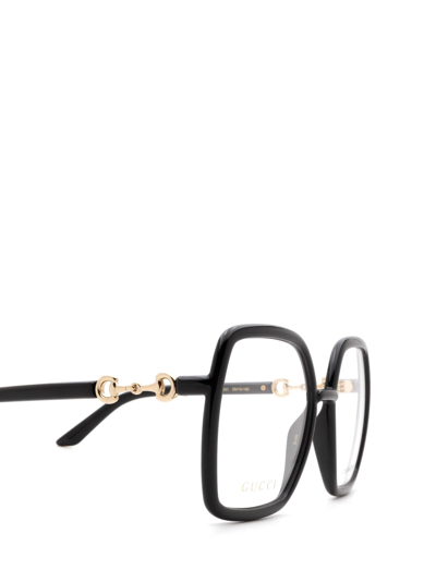 Shop Gucci Gg0890o Black Glasses