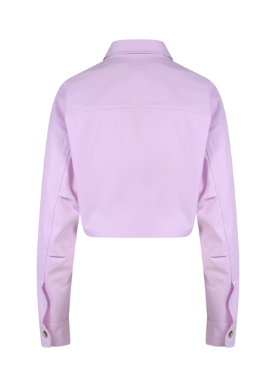 Shop Off-white Shirt In Purple
