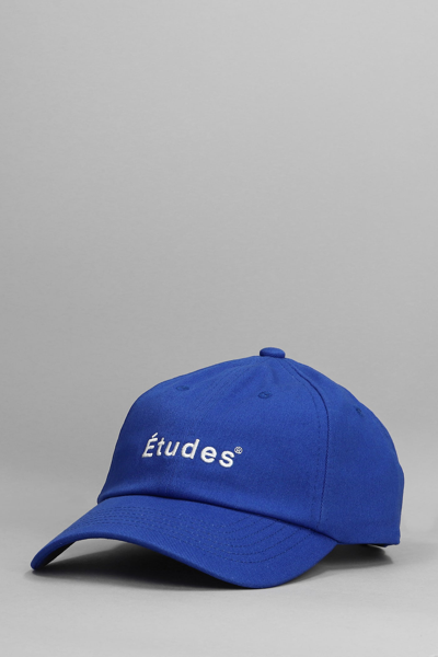 Shop Etudes Studio Hats In Blue Cotton