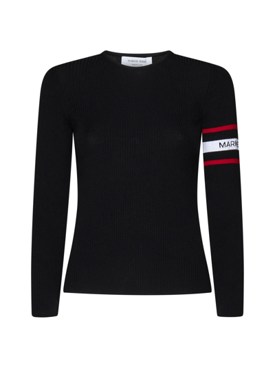 Shop Marine Serre Sweater In Black
