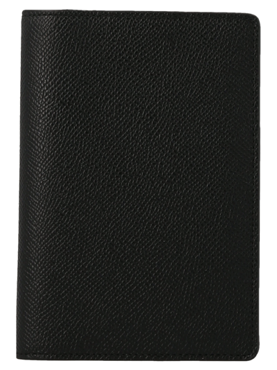 Shop Maison Margiela Stitching Passport Holder In Black