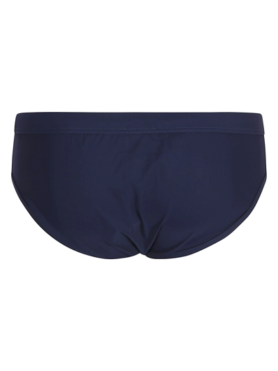 Shop Dolce & Gabbana Drawstring Swim Briefs In Blu