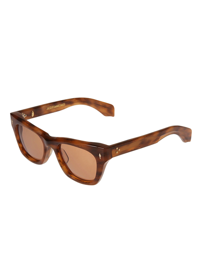 Shop Jacques Marie Mage Dealan Sunglasses In Brown