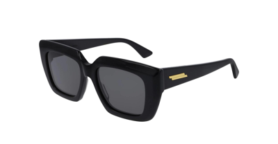 Shop Bottega Veneta Bv1030s-001 - Black Sunglasses