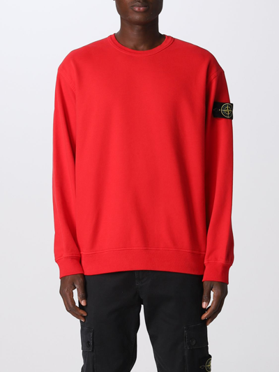 Shop Stone Island Sweatshirt  Men Color Red