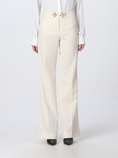 Shop Moschino Couture Trousers  Woman In Ivory