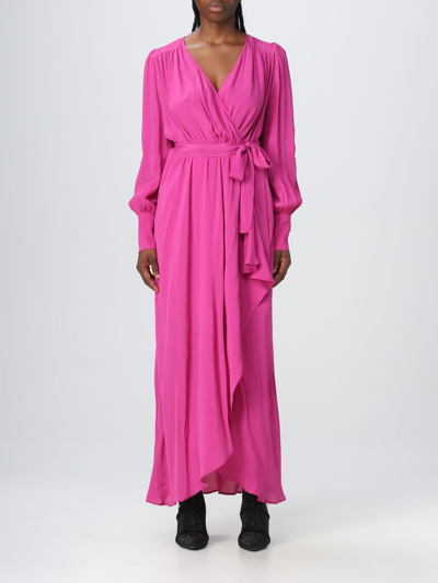Shop Twinset Dress  Woman In Fuchsia
