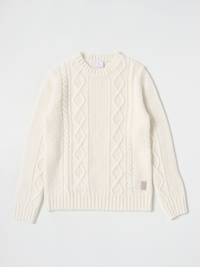 Shop Eleventy Sweater  Kids Color Ivory