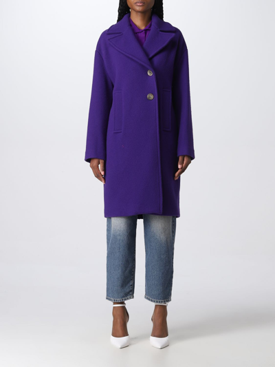 Shop Pinko Coat  Woman In Violet