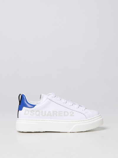 Shop Dsquared2 Junior Shoes  Kids In White 1
