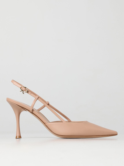 Shop Gianvito Rossi High Heel Shoes  Woman In Peach