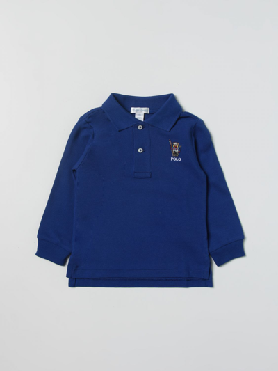 Shop Polo Ralph Lauren T-shirt  Kids Color Blue