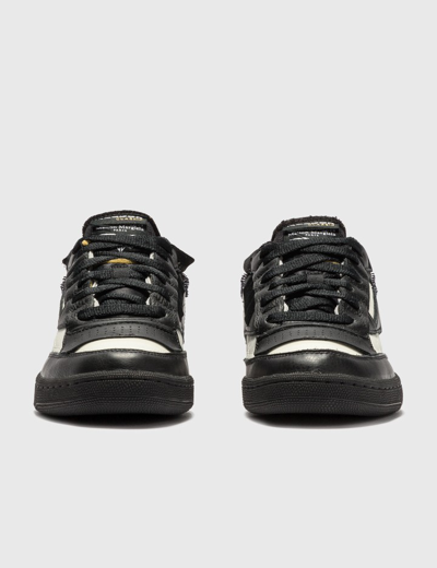 Shop Maison Margiela Mm X Reebok Club C ‘memory Of' Sneakers In Black