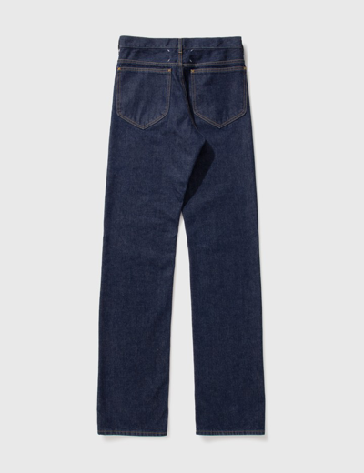 Shop Maison Margiela Straight-leg Jeans In Blue