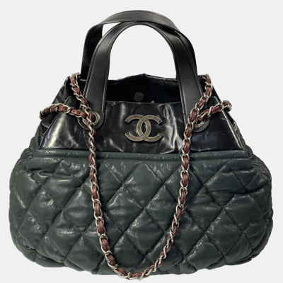 Pre-owned Chanel Black Portobello Tote Bag