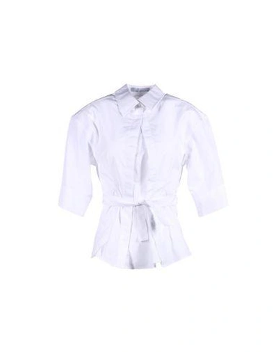 Shop Palmer Harding Solid Color Shirts & Blouses In White