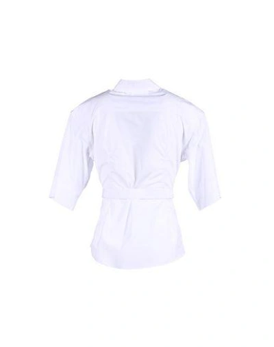 Shop Palmer Harding Solid Color Shirts & Blouses In White