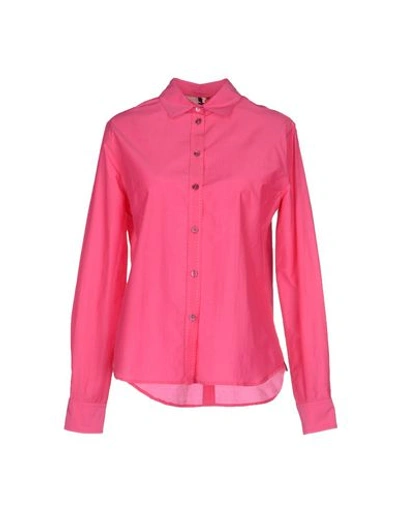 Paul Smith Solid Color Shirts & Blouses In Fuchsia
