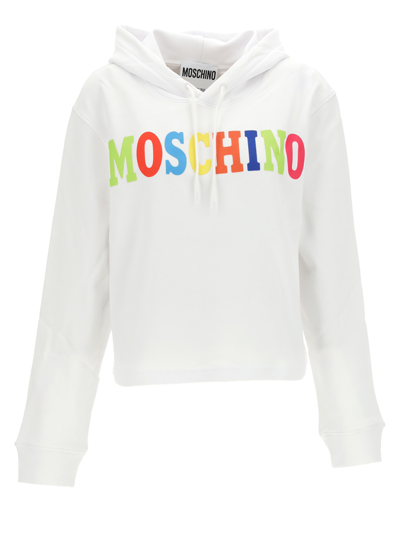 Shop Moschino Women's Knitwear & Sweatshirts -  - In White Cotton