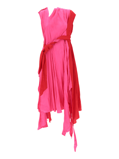 Shop Balenciaga Women's Dresses -  - In Pink Synthetic Fibers