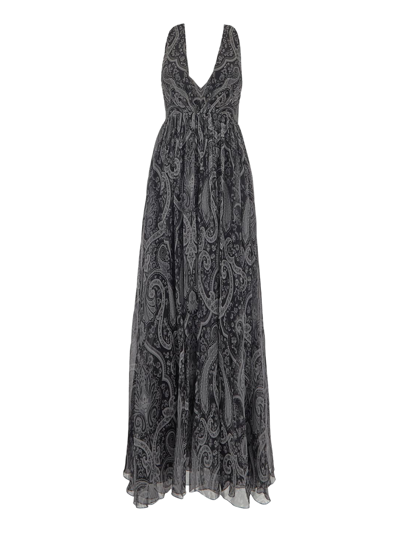 Shop Etro Women's Dresses -  - In Black Silk