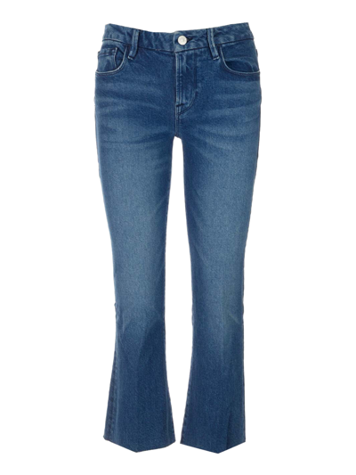 Shop Frame Women's Jeans -  - In Blue Cotton