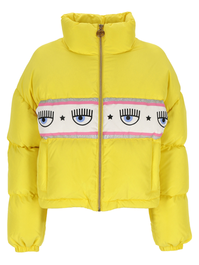 Shop Chiara Ferragni Women's Jackets -  - In Yellow