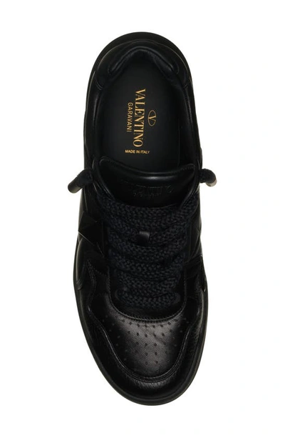 Shop Valentino One-stud Low Top Sneaker In Nero