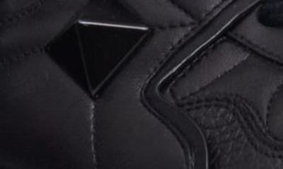 Valentino Black One Stud Xl Nappa Leather Low-top Sneakers In Nero