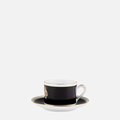 Dolce & Gabbana Porcelain Tea Set In Multicolor