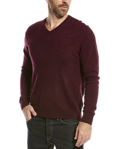 Shop Magaschoni V-neck Cashmere Sweater In Red