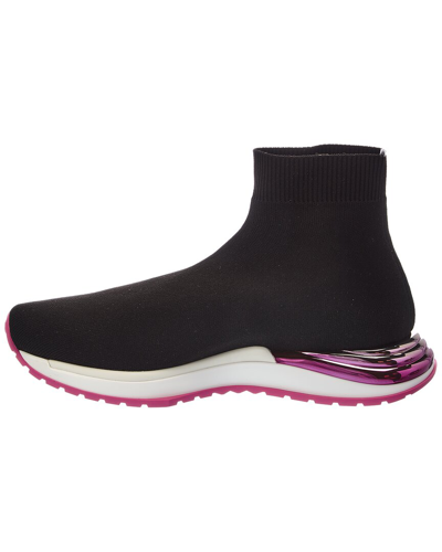 Shop Ferragamo Salvatore  Ninette Sock Sneaker In Pink