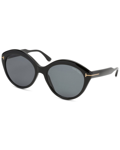 Shop Tom Ford Women's Ft0763 56mm Sunglasses In Grey