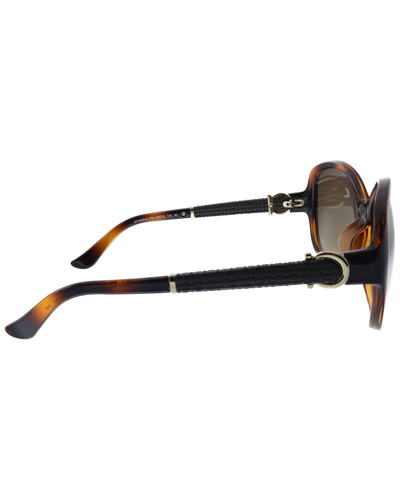Shop Ferragamo Salvatore  Unisex Sf744sla 59mm Sunglasses In Black