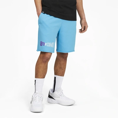Shop Puma Mens  1 Of 1 Shorts In Blue/white