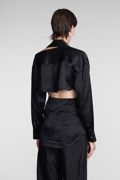 Shop Alexander Wang Shirt In Black Silk