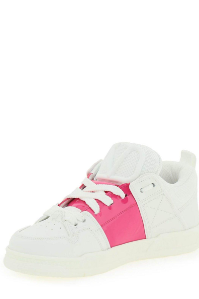 Shop Valentino Open Skate Lace-up Sneakers