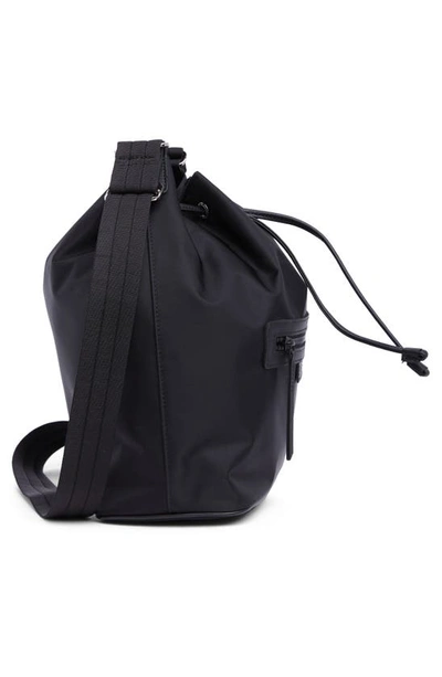 Longchamp Le Pliage Neo Small Nylon Bucket Bag In Black