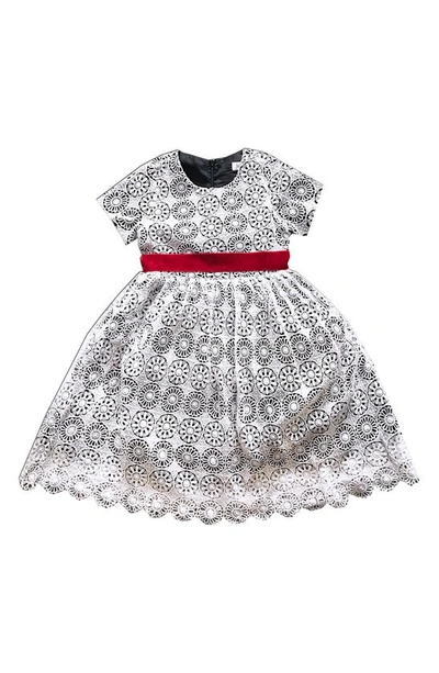 Joe-ella Kids' Lace Dress In White