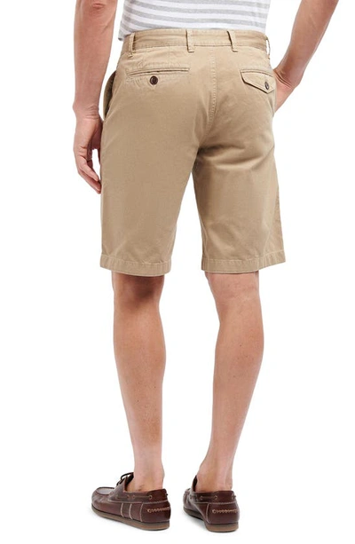 Shop Barbour Neuston Regular Fit Chino Shorts In Stone