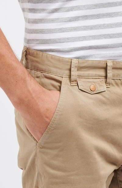 Shop Barbour Neuston Regular Fit Chino Shorts In Stone