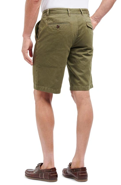 Shop Barbour Neuston Regular Fit Chino Shorts In Ivy Green