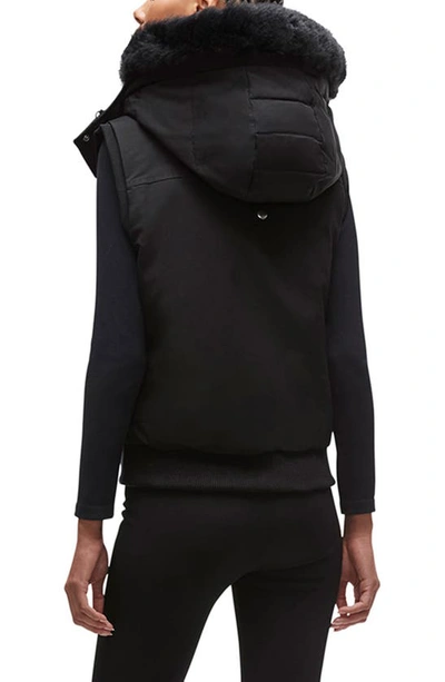 Shop Moose Knuckles Original Neoshear Down Vest In Black
