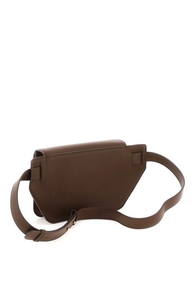 Shop Amiri 'ma' Nappa Leather Beltpack In Brown